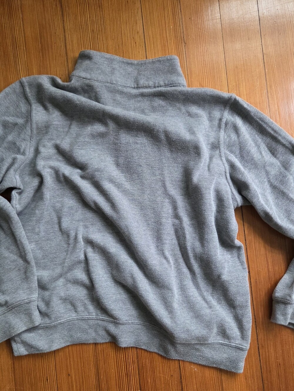 NHL 🏒Gray Quarter-Zip Pullover with Flyers Patch - Picture 4 of 4